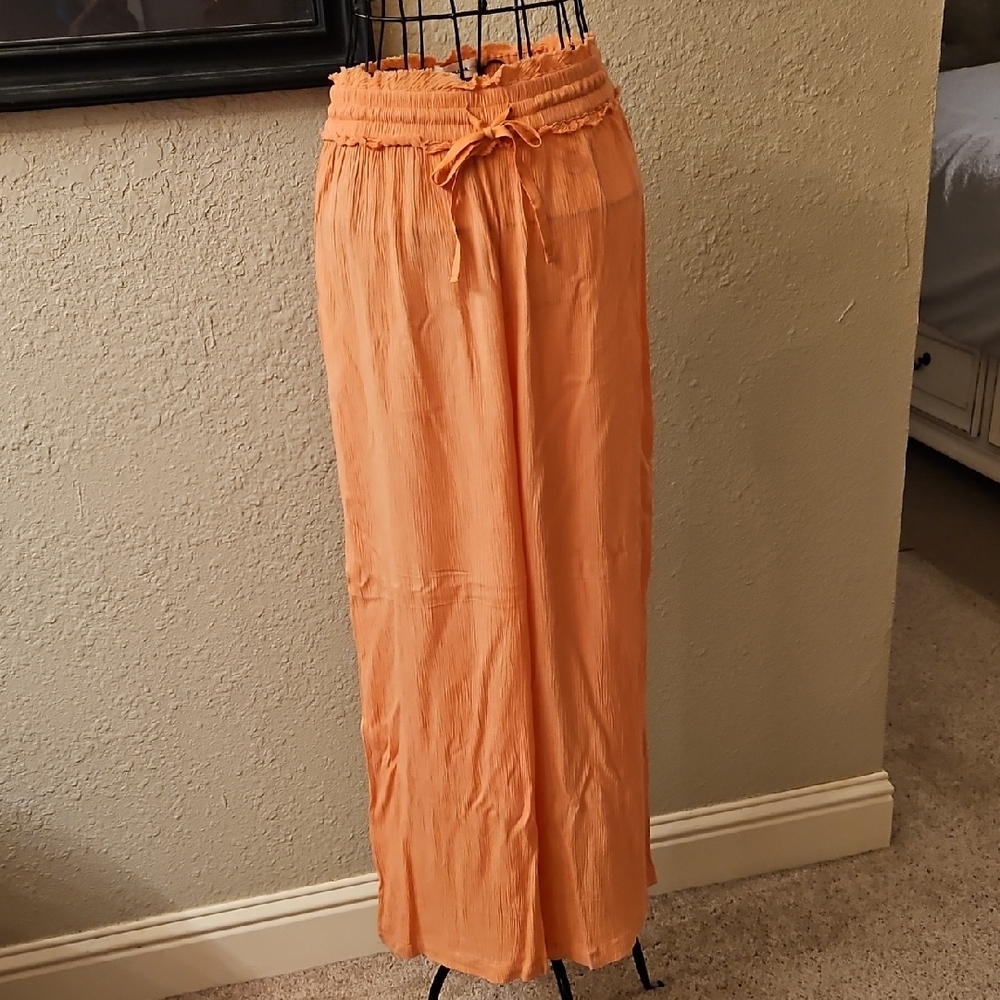 O'Neill Women's Wide Leg Orange Pants